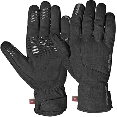 Abbildung von GripGrab Polaris 2 wasserdichte Winter Fahrradhandschuhe Primaloft Gefüttert Regenschutz Radsport Handschuhe Winddicht