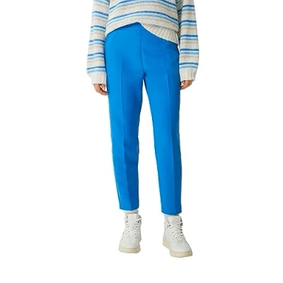 Abbildung von comma casual identity SLIM AUS MIX Chino, Damen, Größe: 36x32, Royalblau