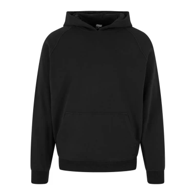 Abbildung von Urban Classics COSY Raglan Kapuzenpullover, Herren, Größe: 3XL, Black