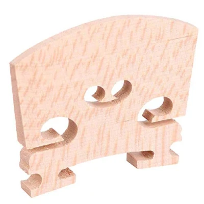 Abbildung von Drfeify 5 STÜCKE Größe 3/4, 1/2, 1/8, 1/4 Violinebrücke, Geige Brücke Office Supplies für Akustische Violinstimmen(1/4) School