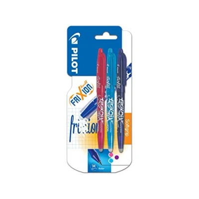 Abbildung von Pilot 2260B3N Frixion Tintenroller Ball 3 Stück hellblau, pink und violett