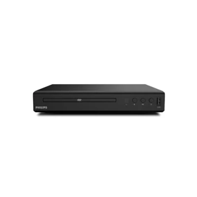 Abbildung von Philips TAEP200 DVD Player und HDMI Kabel Für Fernseher 1.5M CD, (S) VCD, DVD, DVD+R, R, DVD+RW, RW USB Bildschirmanpassung Smart Picture Schwarz