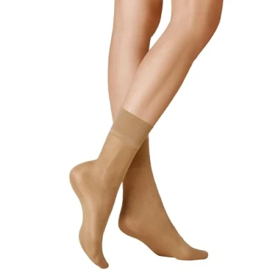 Abbildung von KUNERT Damen Söckchen Satin Look 20 druckfreier Bund DEN Cashmere 0540 35/38