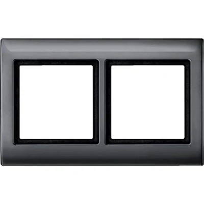 Abbildung von Merten 400214 AQUADESIGN Rahmen, 2fach, anthrazit