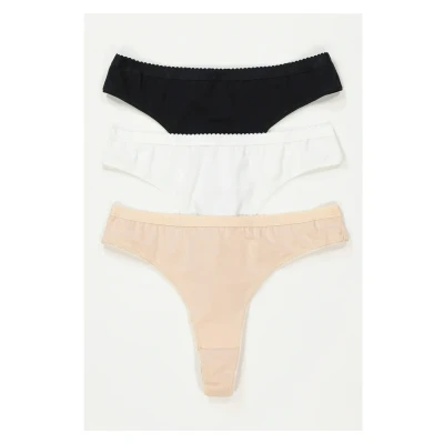 Abbildung von Ulla Popken String, Damen, Größe: 62/64, White