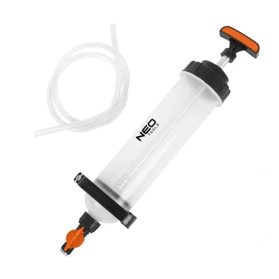 Abbildung von NEO TOOLS Thorstone Ölabsaugpumpe, Ölabsauger, Ölabsaugspritze, Ölabsaugpistole, für Bremsflüssigkeit, Getriebeöle, Kühlmittel, Motor 200ml/500ml/1500ml