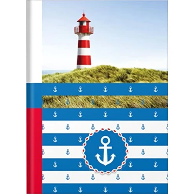 Abbildung von RNK Notizbuch A5 Maritim kariert 96 Blatt