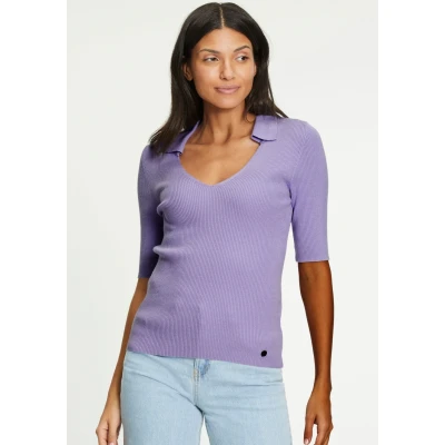Abbildung von Tamaris Strickpullover mit Polokragen NEUE KOLLEKTION