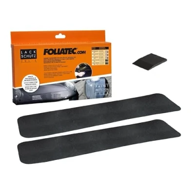 Abbildung von FOLIATEC LACK Schutzfolie Lackschutzfolie Auto Einstiegsbereich, schwarz, 12 x 45 cm