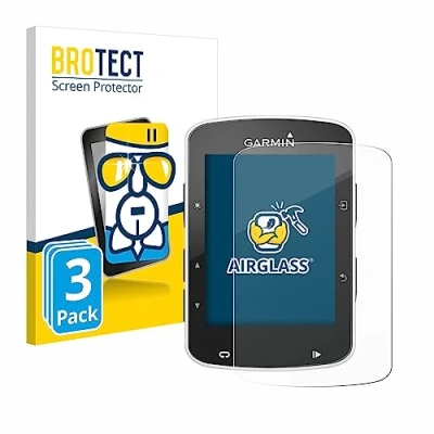 Abbildung von BROTECT Schutzglas für Garmin Edge 820 (3 Stück) Schutzfolie Panzer Folie Glas [Extrem Kratzfest 9H, Anti Fingerprint, Ultra Transparent]