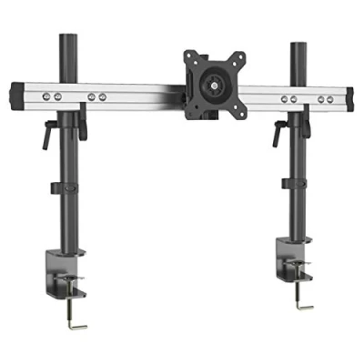 Abbildung von HFTEK Monitorarm Halterung Halter Tischhalterung für Bildschirme von 15 bis 49 Zoll mit Tischklemme VESA 75/100 (MP210C)
