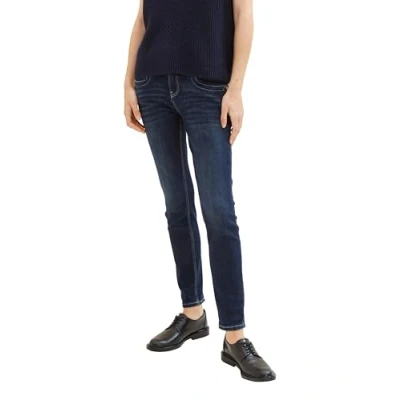 Abbildung von TOM Tailor Jeans Slim Fit, Damen, Größe: 33x30, Rinsed blue denim