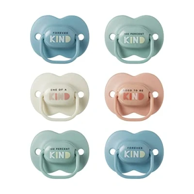 Abbildung von Tommee Tippee Anytime Schnuller, Symmetrische Kiefergerechte Form, BPA freies Silikon, 6 18M, 6er Set, Mehrfarbig