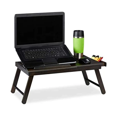Abbildung von relaxdays Laptoptisch klappbar dunkelbraun