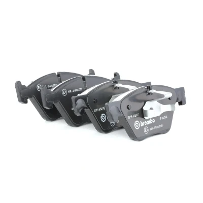 Abbildung von BREMBO P 06 060 Bremsbelagsatz für Verschleißwarnanzeiger vorbereitet mit Kolbenclip ohne Zubehör BMW: 5 Touring, Limousine kfzteile, kfzteile24,