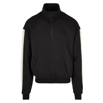 Abbildung von Urban Classics Troyer Sweatshirt, Herren, Größe: 4XL, Black