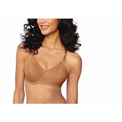 Abbildung von Bali Damen Lace &#039;N Smooth Df3432 Bügel Stretch Spitze BH mit voller Abdeckung, Warmes Kakaobraun, 75E