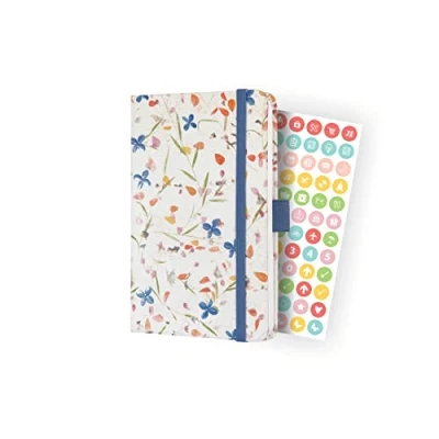 Abbildung von SIGEL J4306 Wochenkalender Jolie 2024, Bloom Violet, ca. A6, weiß, violett, Hardcover, Gummiband, Stiftschlaufe, Einstecktasche, 174 Seiten, aus nachhaltigem Papier, Terminplaner