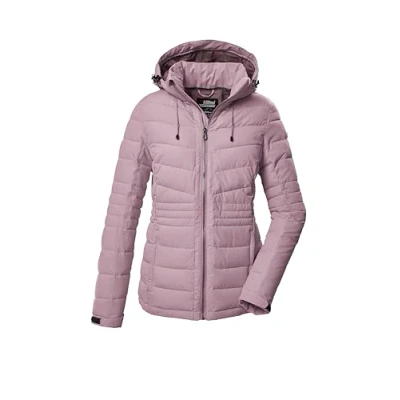 Abbildung von killtec Damen Steppjacke mit abzippbarer Kapuze/Funktionsjacke ist wasserabweisend KOW 10 WMN QLTD JCKT, hell malve, 42, 41807 000
