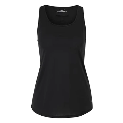 Abbildung von Venice Beach Sport Top mit gerader Schnittform und Rundhalsausschnitt Livie S, Black