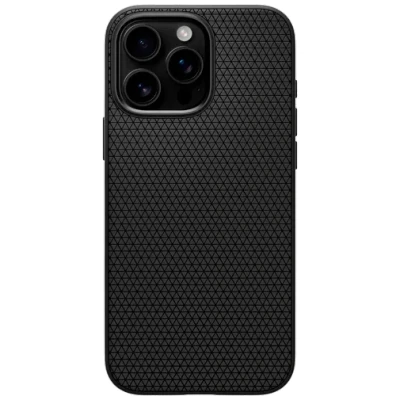 Abbildung von Spigen iPhone 16 Pro Hülle Liquid Air T MagFit [Camera Control Button] Kompatibel mit MagSafe Zubehör Matte Black