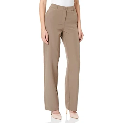 Abbildung von ONLY Straight FIT Stoffhose, Damen, Größe: 38, Green
