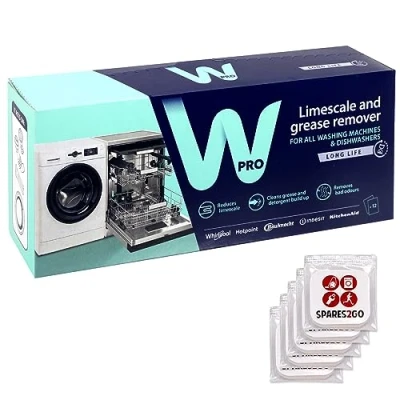 Abbildung von WPRO Waschmaschinen und Geschirrspüler Entkalker (12 x 50 g Beutel + 5 Wäscheschrank Lufterfrischer)