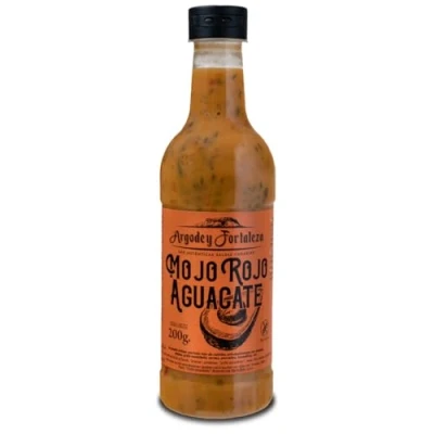 Abbildung von Argodey Fortaleza Avocado Mojo Rojo Kanarische Soße 200g Perfekte und Vielseitige Sauce zum Bestreichen von Brot, Toast, Arepas, Kartoffeln.