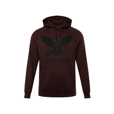 Abbildung von John F. Gee Vintage LOOK Print Kapuzenpullover, Herren, Größe: Large, Berry