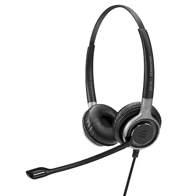Abbildung von EPOS Headset IMPACT SC 668, Stereo, EasyDisconnect binaurales Premium mit Kopfbügel, für Wideband und Narrowband Telefone, inkl. Tasche