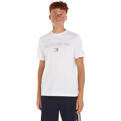 Abbildung von Tommy Hilfiger TEE Tshirt print, Herren, Größe: XXL, White