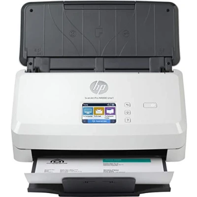 Abbildung von HP Scanjet Pro N4000 snw1 600 x DPI Scanner mit Vorlageneinzug Schwarz, Weiß A4