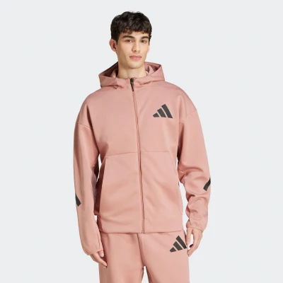 Abbildung von adidas Sportswear Sweatjacke, Herren, Größe: Small, Warm clay