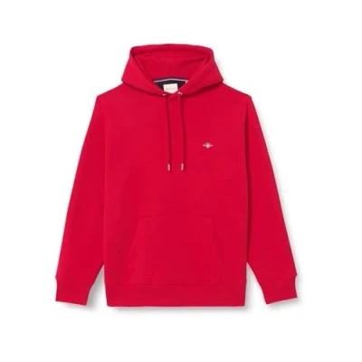 Abbildung von GANT Herren REG Shield Hoodie Kapuzenpullover, Ruby RED, L