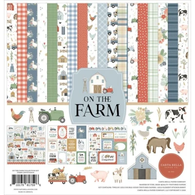 Abbildung von Carta Bella On The Farm 12x12 Inch Collection Kit (CBOTF422016)