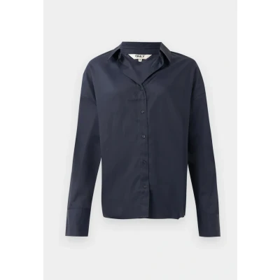 Abbildung von ONLY Onloregon Hemdbluse, Damen, Größe: XL, Night sky