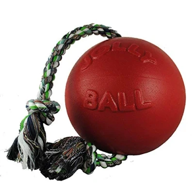 Abbildung von Horsemens Pride Inc. Jolly Haustiere Romp N Roll Ball 8&quot; Blue Blau Clear, Unisex, HMP0665