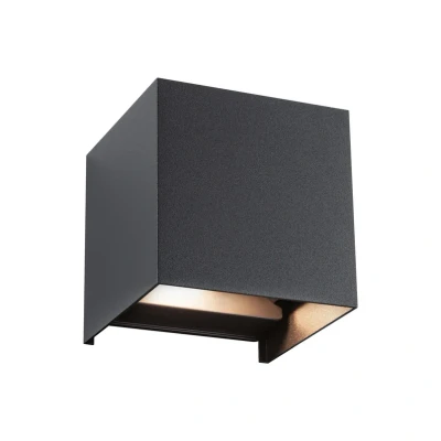 Abbildung von Paulmann 948.47 House LED Außenwandleuchte Cybo IP44 eckig 100x100mm RGBW 2x2,5W 2x150lm 230V Anthrazit Aluminium