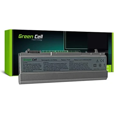 Abbildung von Green Cell Extended Serie PT434 W1193 4M529 Laptop Akku für Dell Latitude E6400 E6410 E6500 E6510 (9 Zellen 6600mAh 11.1V Silber)