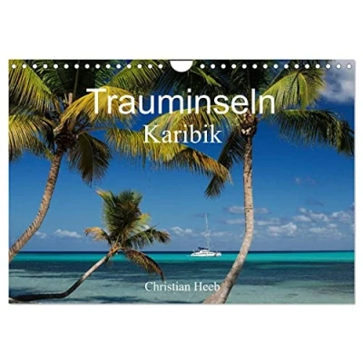 Abbildung von Trauminseln Karibik Christian Heeb (Wandkalender 2025 DIN A4 quer), CALVENDO Monatskalender