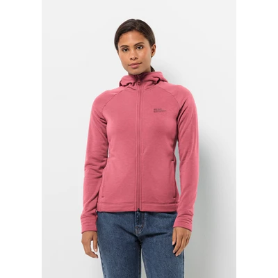 Abbildung von Jack Wolfskin Waldsee Fleecejacke, Damen, Größe: Medium, Soft pink