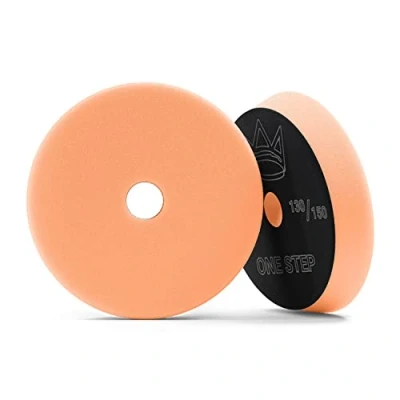 Abbildung von Royal Pads AIR One Step Polierpad (Ø 125mm) Premium Polierschwamm für Exzenter &amp; Rotations Poliermaschine Auto polieren, Schleifen, wachsen, Wachs Klett Schwamm Pad 1 STK.