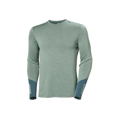 Abbildung von Helly Hansen LIFA Midweight CREW Unterhemd/shirt, Herren, Größe: Small, Cactus