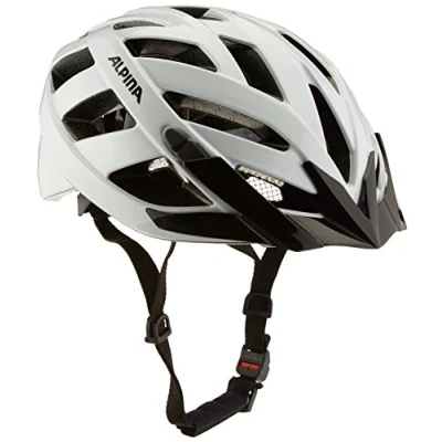 Abbildung von ALPINA PANOMA CLASSIC Leichter, Optimal Belüfteter Touren Fahrradhelm Mit Optionalen LED Licht Für Erwachsene, white gloss, 56 59 cm