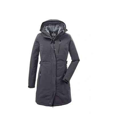 Abbildung von killtec Damen Funktionsparka/Parka mit abzippbarer Kapuze KOW 165 WMN PRK, metall, 38, 37726 000