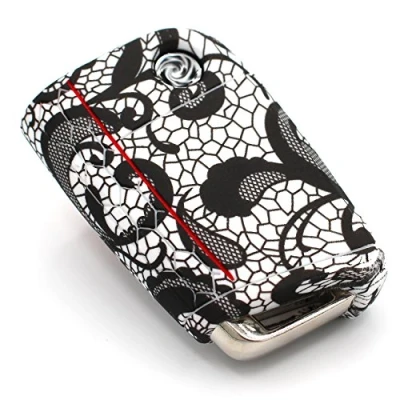 Abbildung von Schlüssel Hülle VB für 3 Tasten Auto Silikon Cover Schlüsselhülle Etui Schutzhülle (Abstrakt)