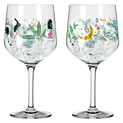 Abbildung von RITZENHOFF Botanic Glamour Gin Kelch 2er Set H23 #7 #8