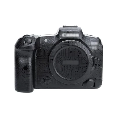Abbildung von JJC Anti Kratz Schutz Aufkleber, kompatibel mit Canon EOS R6II R6M2 spiegellose Kamera, rutschfestes Kameragehäuse, Skin Cover Film (Circuit Board Pattern)