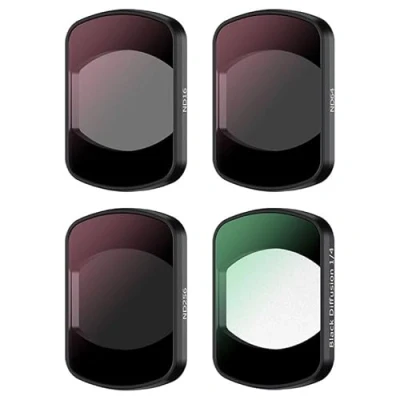 Abbildung von JJC Magnetisches ND Black Mist 1/4 Filter für DJI Osmo Pocket 3, ND16 ND64 ND256 Neutraldichte Schwarze Diffusions Effektfilter, Mehrfach Beschichtet, Pocket3 Action Kamera Zubehör
