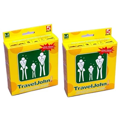Abbildung von TravelJohn Campingtoilette TRAVEL JOHN Spucktüte Wegwerf Urinal 3 Stück TJ1N
